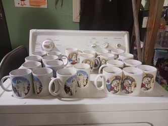 Religious Catholic Coffee Mugs Lot: 22 total