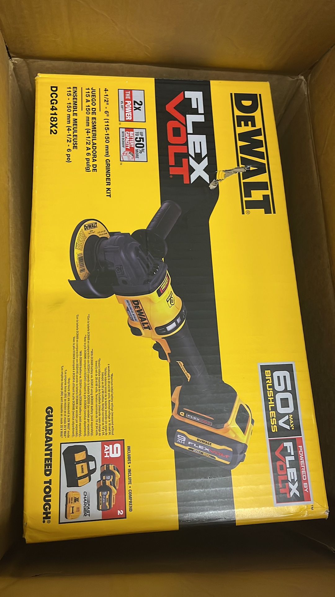 Dewalt Flex Volt Grinder
