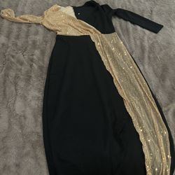 Black And Gold Dress 