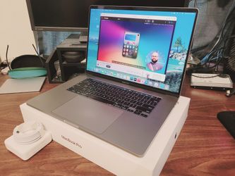 16-in Apple MacBook Pro, Core i9, 1TB, 16gb ram, Radeon Pro, Updated MacOS