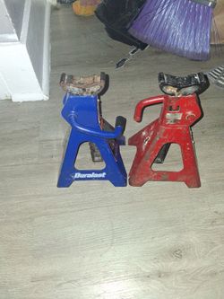 Duralast Steel Jack Stands (Pair) – Heavy Duty – Great Condition