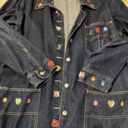 $25- Women's Embellished, Jean Jacket / Check Out Our Page