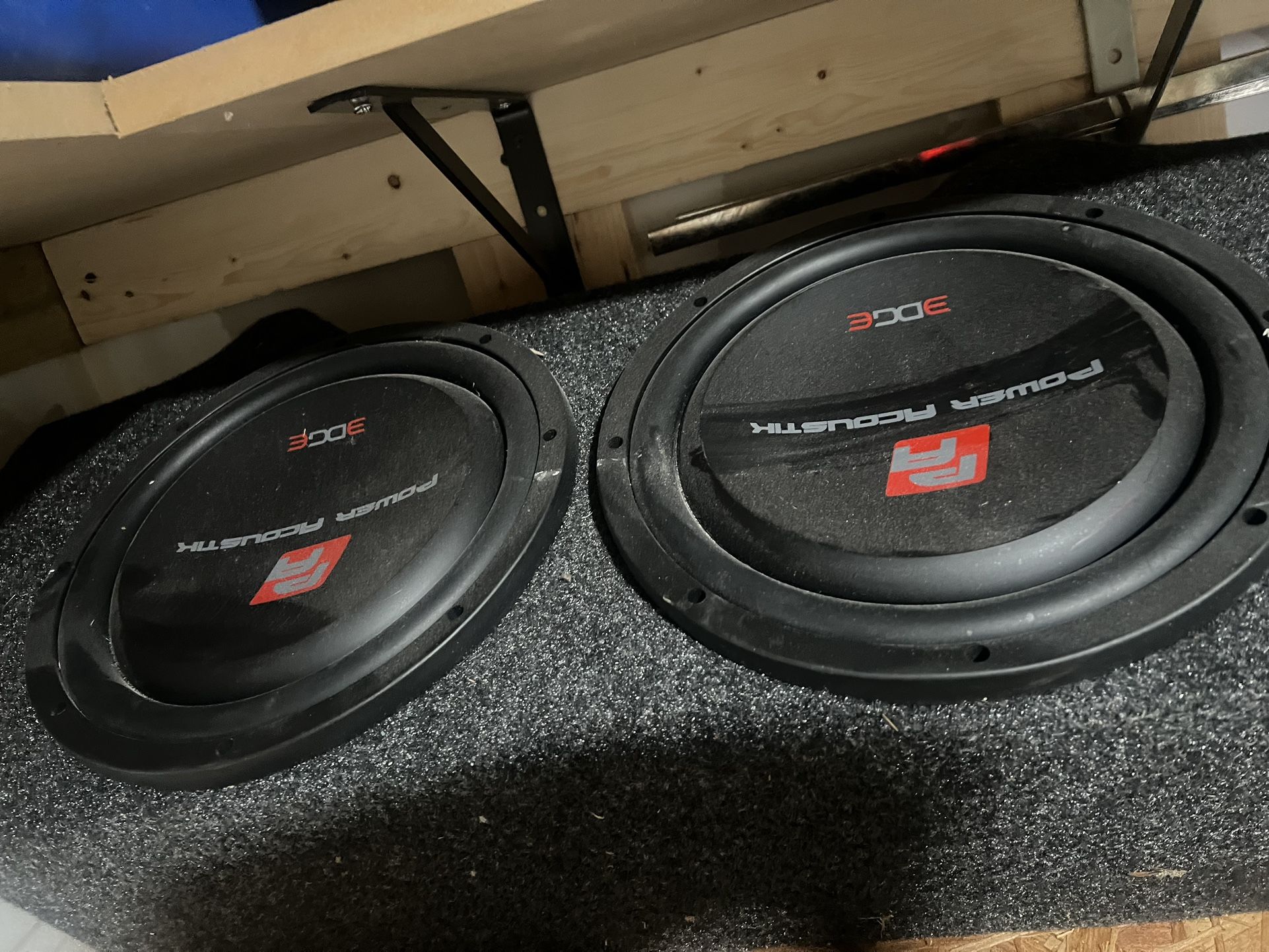 12 Power Acoustik Subwoofer + 1000 Watt Amp $300