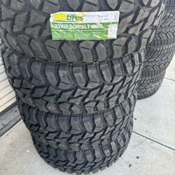 4x MT 33x1250-15 $650