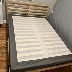 IKEA Queen Bed Frame  & Bed Base