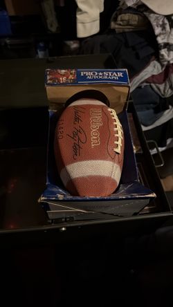 Walter Payton Wilson Pro Autographed  Ball