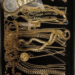 Beautiful 14K Gold Plated Chains For Sale ... Any Piece $65 Each 