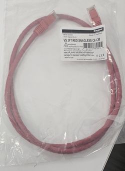 Legrand Q-Series Patch Cords, CAT6, booted, Red, 3 FT ( Brand New )