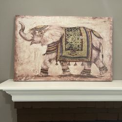 Lucky Elephant Picture Frame Home Decor