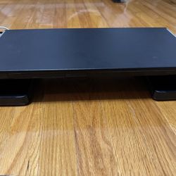 Monitor stand with USB and USB C charging ports
