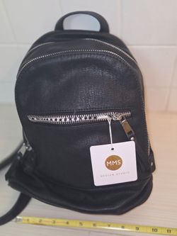 Leather backpack