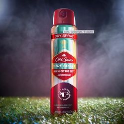 Old spice pure sport scent of citrus zest antiperspirant