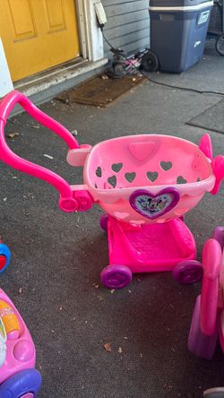 Minnie Mouse Toy Baby Doll Stroller and Airplane