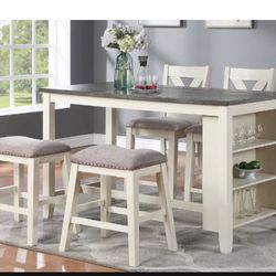 Counter High Table Set 5pc