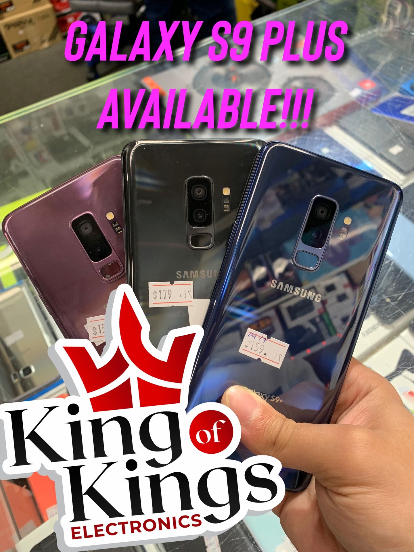GALAXY S9 PLUS AVAILABLE!!!!!🤩😱🔥🔥🔥🤩🔥