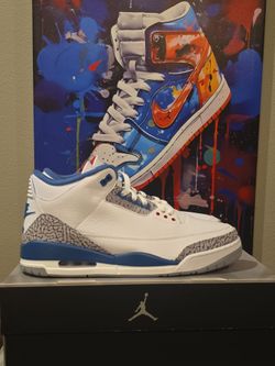 Size 12 Brand New Nike Air Jordan 3 Retro True Blue 2026 IF4396-104 In Hand