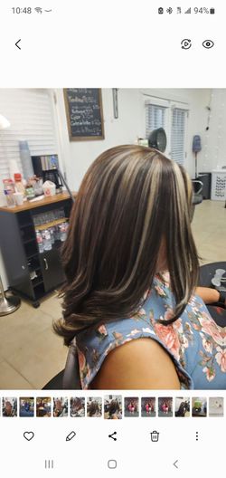Balayage hair