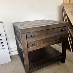 Wood Side Table