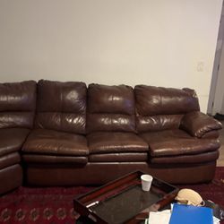 Leather Sectional Sofa Couch