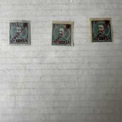 Kionga Set Of 3 Stamps 1916 