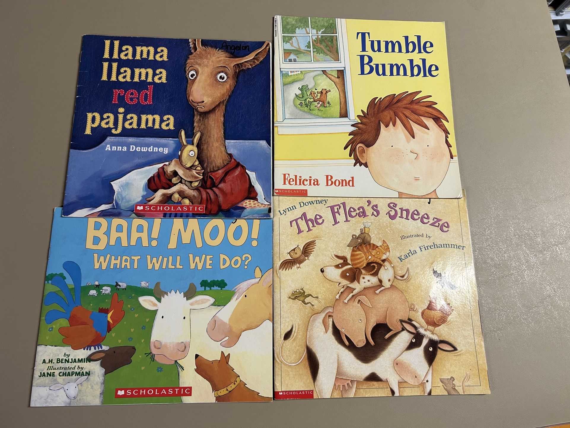 Children's rhyming books lot of 4