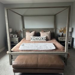 Four Poster King Bed By Pottery Barn