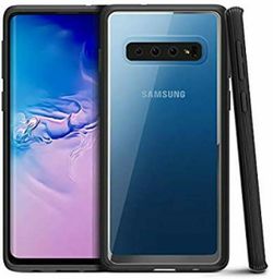 NEW VRS DESIGN GALAXY S10 6.1” CRYSTAL CHROME SLIM SOFT CASE BLACK