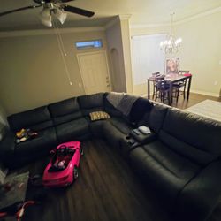 6 Seat Sectional 3 Seats Recline 