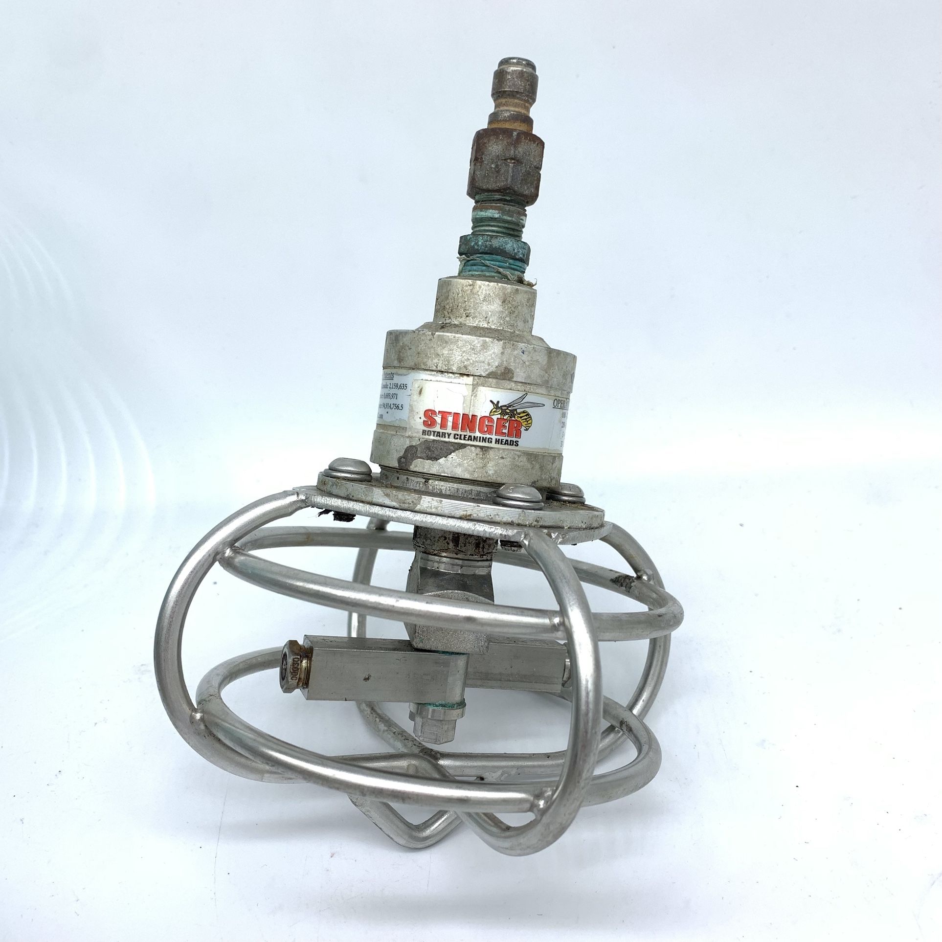 Driploc Stinger 6” Variable Speed Duct Spinner exhaust Grease Cleaner Powerwash
