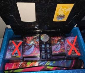 Collection Accessories Charizard Playmat, Sleeves, dice and storage box all new!
