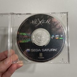 HEXEN for Sega Saturn video game console system Mint Disc Only