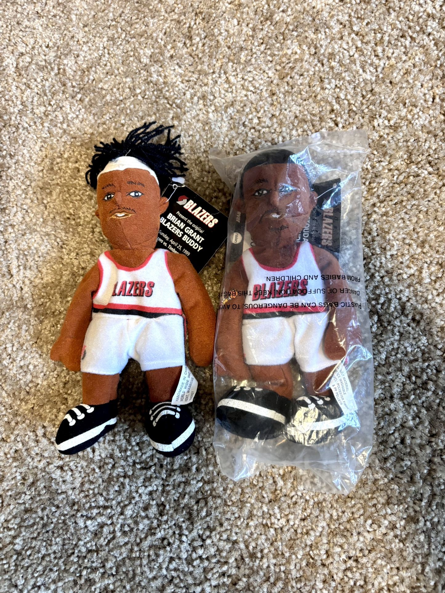 Vintage Blazers Buddies Plush Toys