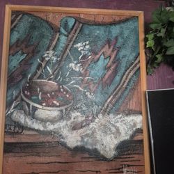 Lee Reynolds Painting  Sighned 