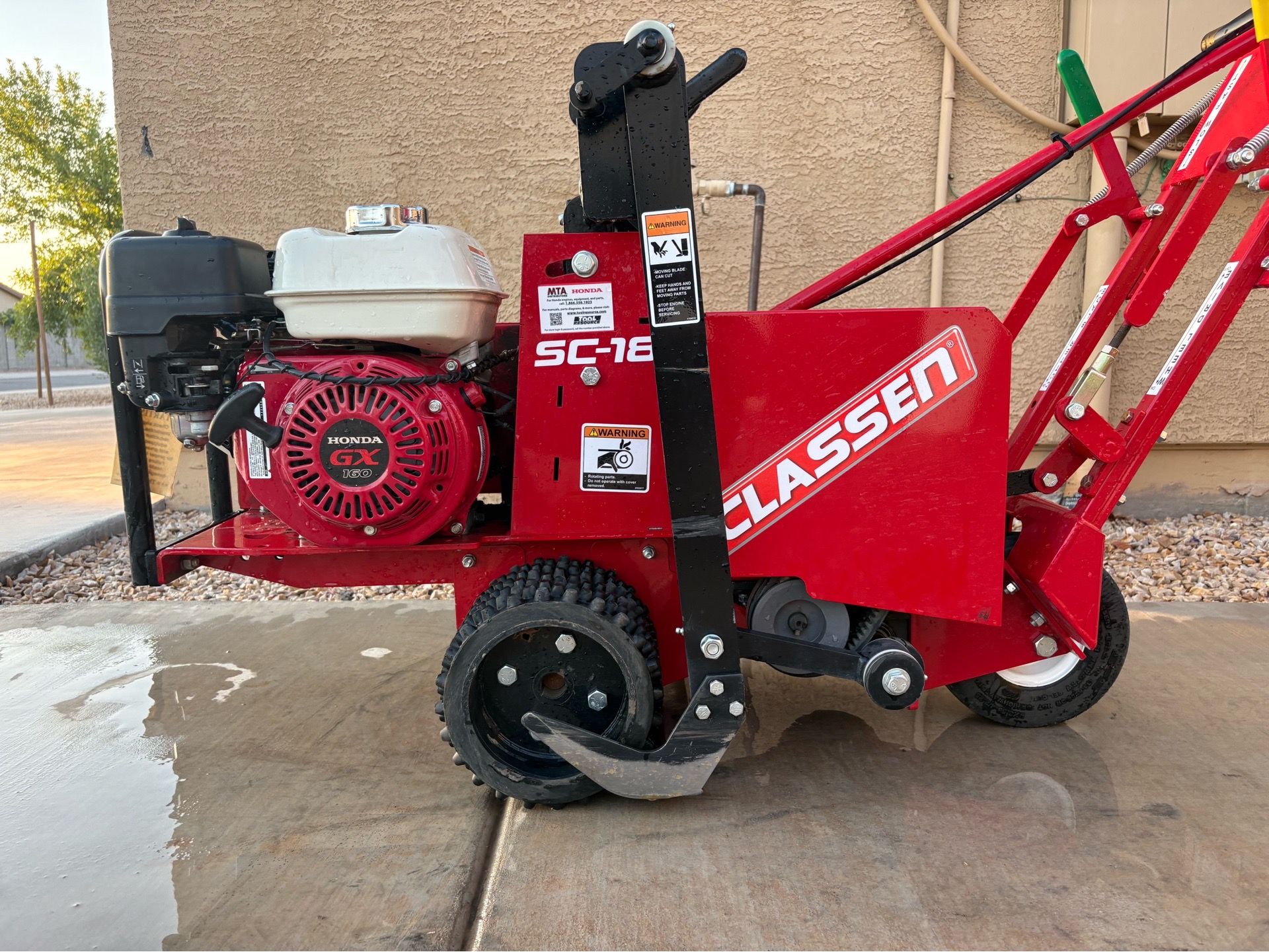 π₯ Classen SC-18 Sod Cutter | Honda GX160 | ONLY 13 Hours | Like New