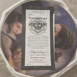 Star Wars Collectible Glass Plate