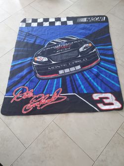 New Dale Earnhardt Monte Carlo 3 Throw Never Used Been Stored 
