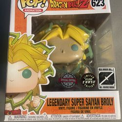 Super Saiyan Broly 6in Funko Pop Glow In The Dark Chase
