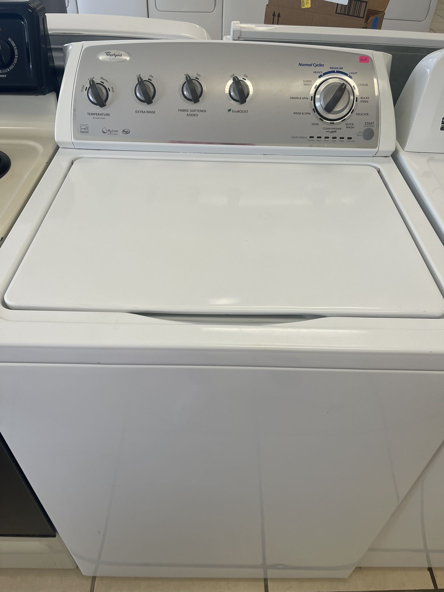 WHIRLPOOL TOP LOAD WASHER WHITE