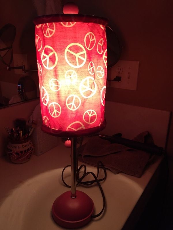 Hippie Set Peace Sign Lamp Neon And Disco Ball For Peace Sign Lamp Neon And Disco Ball For In Columbus Oh Offerup