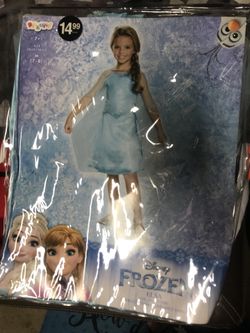 New frozen costume size medium 7/8