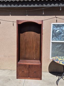 Wood book case