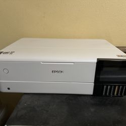 Converted Sublimation Printer-Epson EcoTank Photo ET-8550 SuperTank Wide-Format Wireless Inkjet All-In-One Color Printer