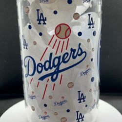 Glass Cup - Dodgers
