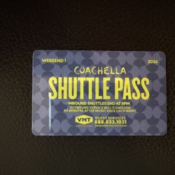 Coachella Weekend 1 Shuttle Pass