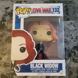 Funko POP Marvel #132 Black Widow Captain America Civil War 