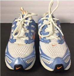 Nike Shox Zoom Air Womens White Blue Running Training 311937-181 050810