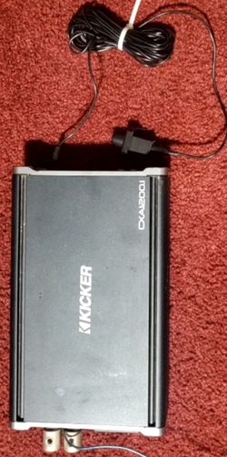 Kicker CXA1200.1 Amp w/ bass control knob