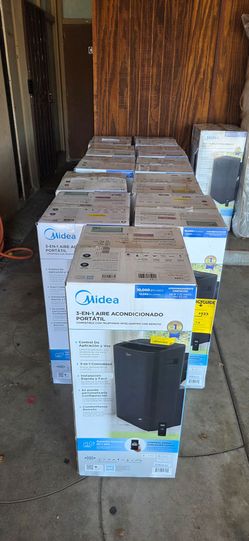 MIDEAS SMART PORTABLE AIR CONDITIONER 10K BTUS FOR CHEAP BEAT THE HEAT !!! 240 BUCKS
