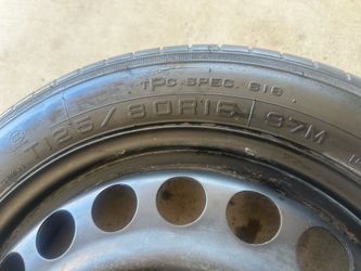Spare tire size T125/80R16