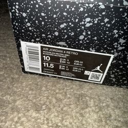 Jordan 4 Military Black 